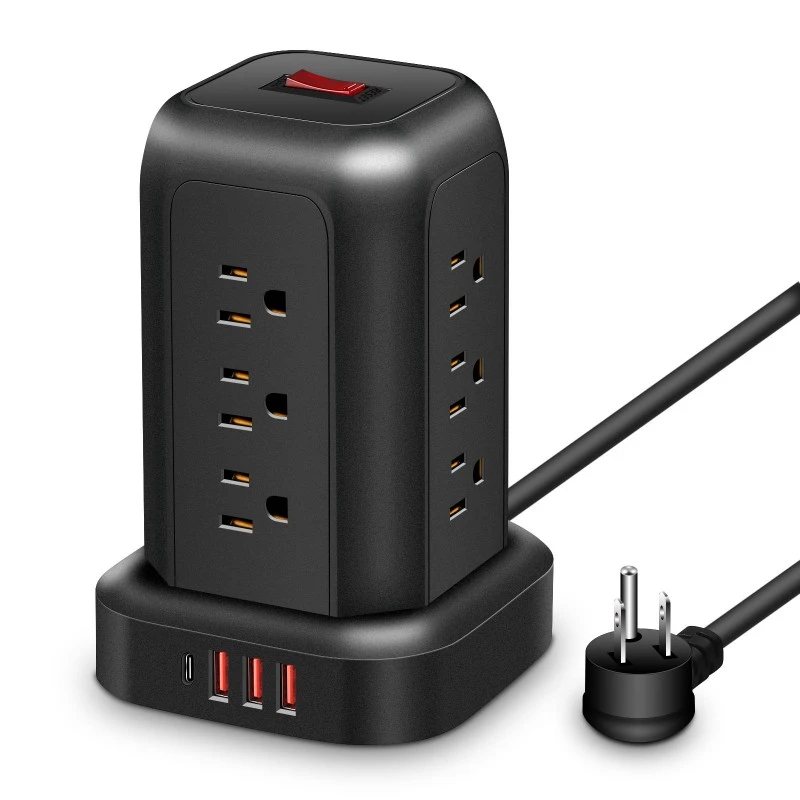 12 Outlet Kord Sambungan Jalur Kuasa AS