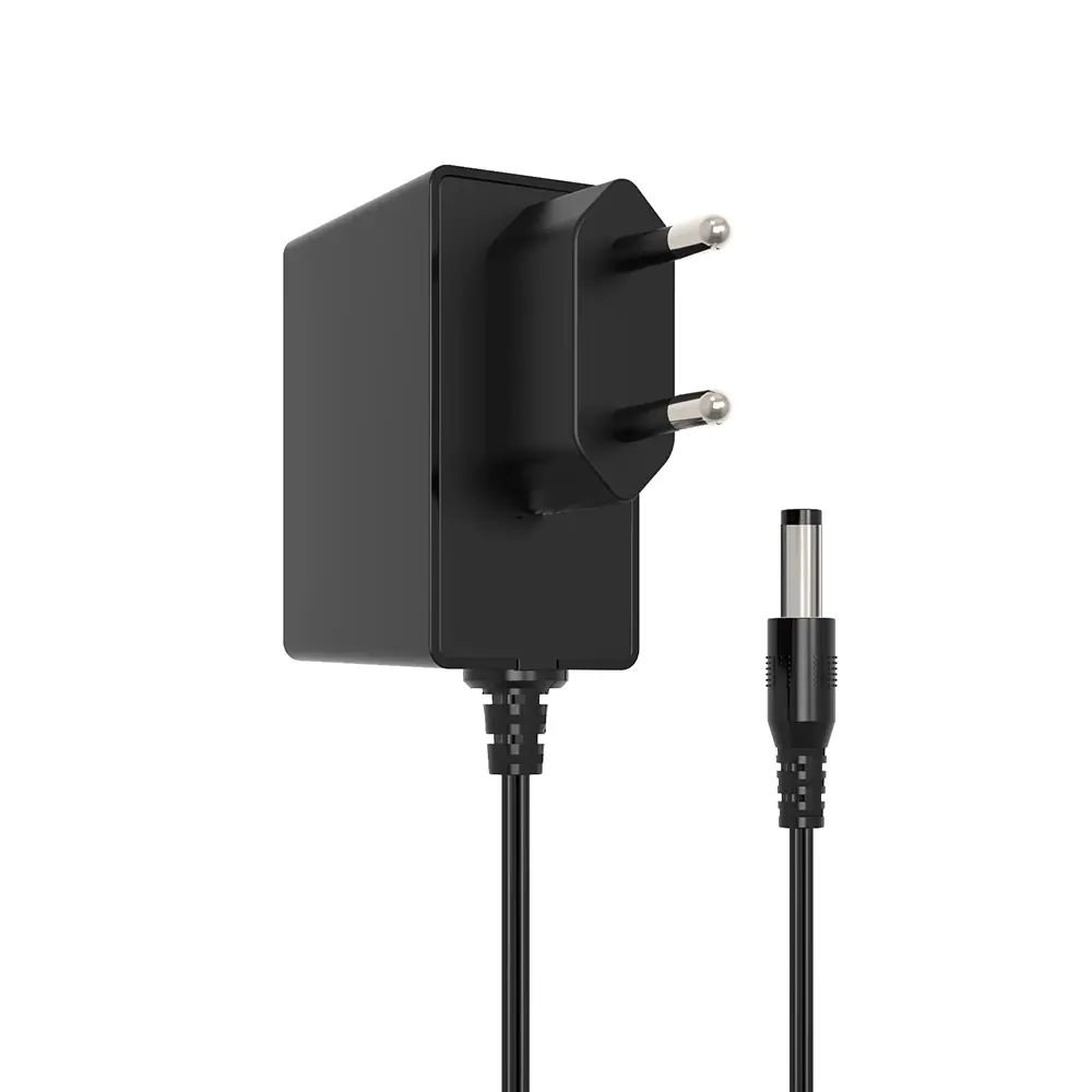 12V 1.5A EU AC Plug Power Adapter untuk Eropah