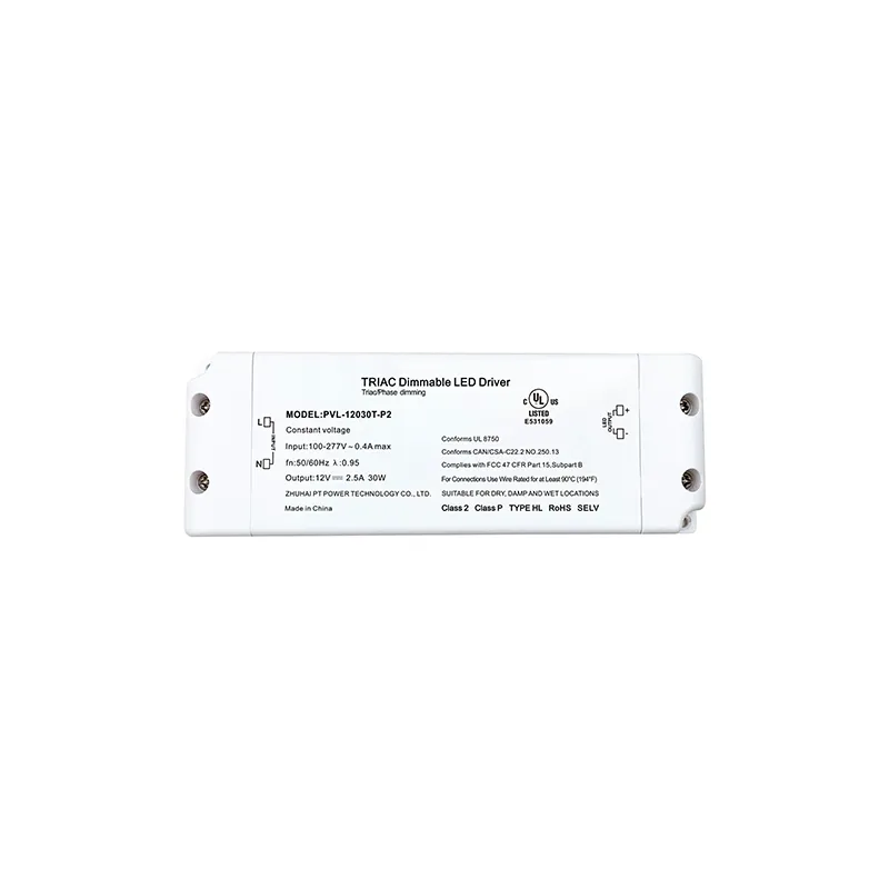 12V 2.5A 30W Voltan Malar Triac Dimming Pemacu Led