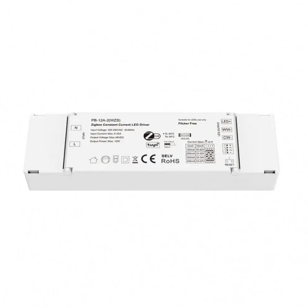 Pemacu LED Boleh Dimalapkan 12W TUYA Zigbee CCT