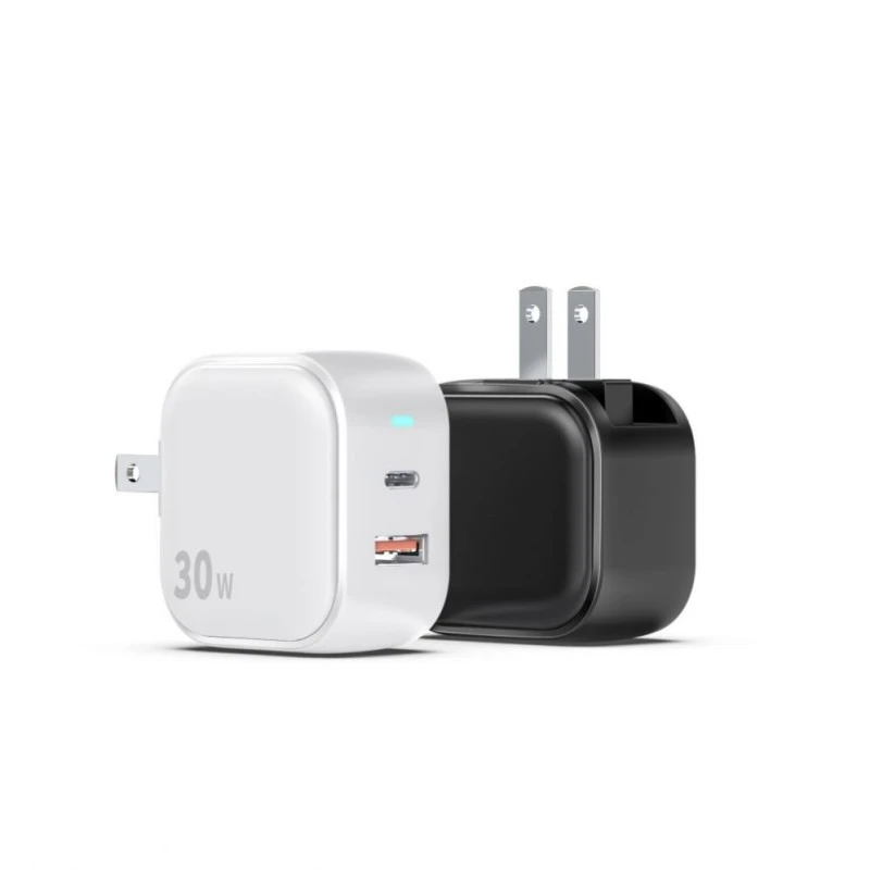Pengecas Pantas 30WPD dengan USB-A dan USB-C