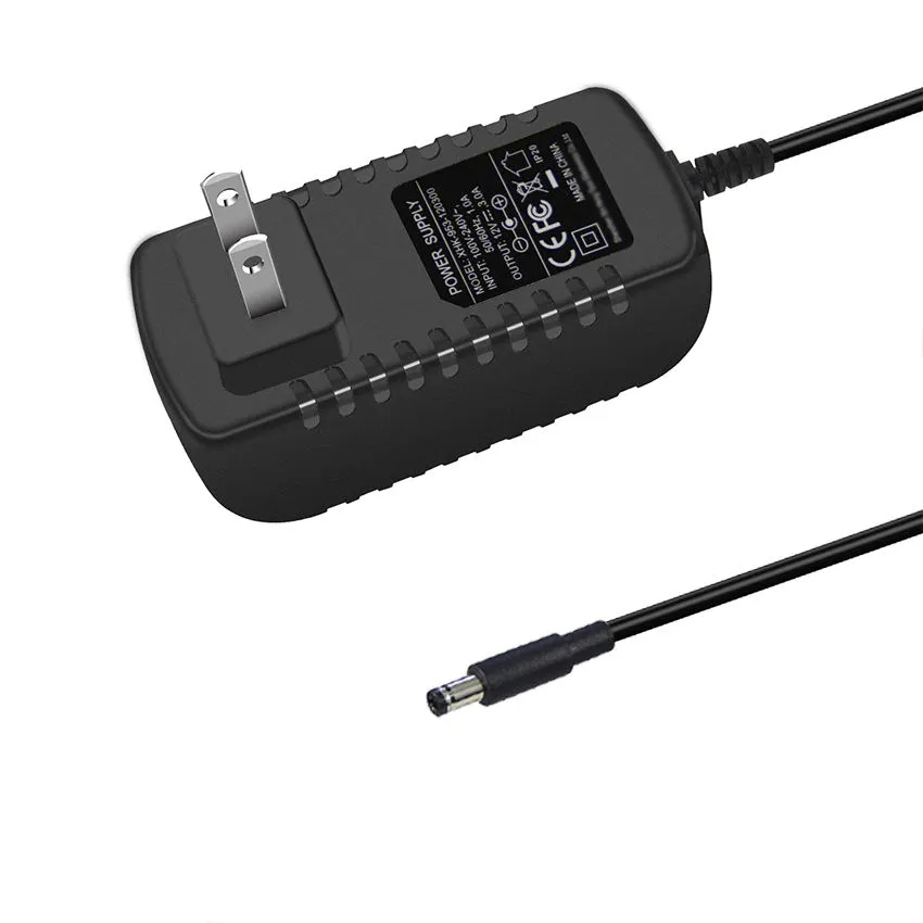 36W 12V 3A US DC Power Adapter dengan voltan laras