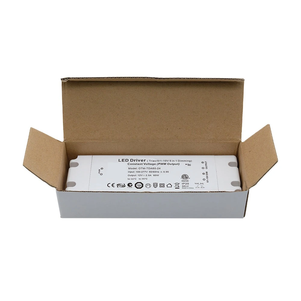 Pemacu LED Boleh Malap Triak Ultra Nipis Voltan Malar 60W