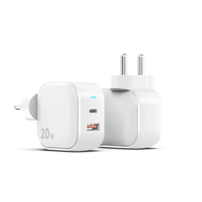 Pengecas BIS GaN Palam India 20W-100W Pengecas Dinding PPS
